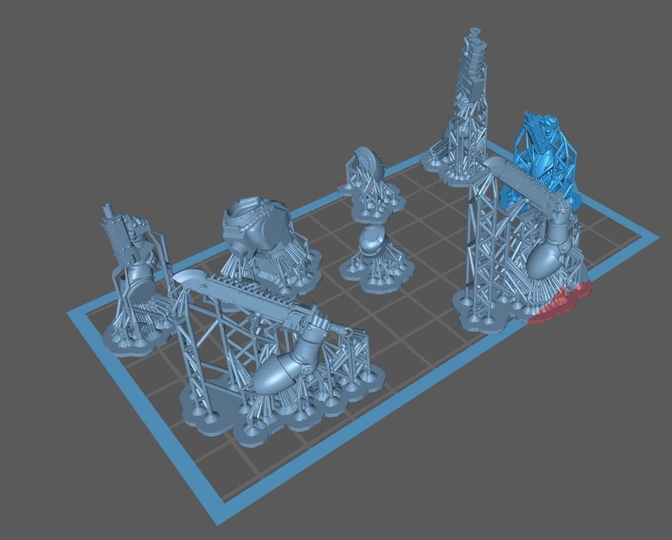 Warbike - Black Knights and Tempest Legion 3D print model_7