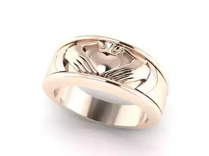 Heart Engraved Ring 248