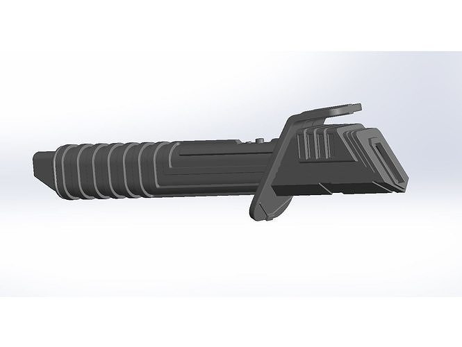 Darksaber from The Mandalorian 3D print model