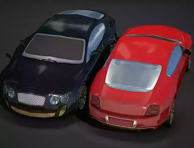 Modern Sportcar 01 Low Poly Mobile Ready