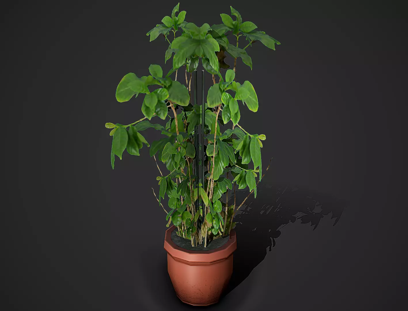 Flowers 01 Low Poly Mobile Ready Low-poly 3D model_0