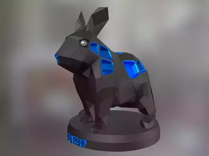 Voronoi Rabbit Pose