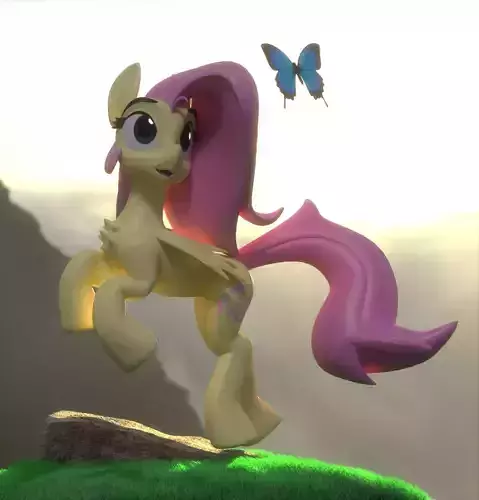 MLP Fluttershy 3D model
