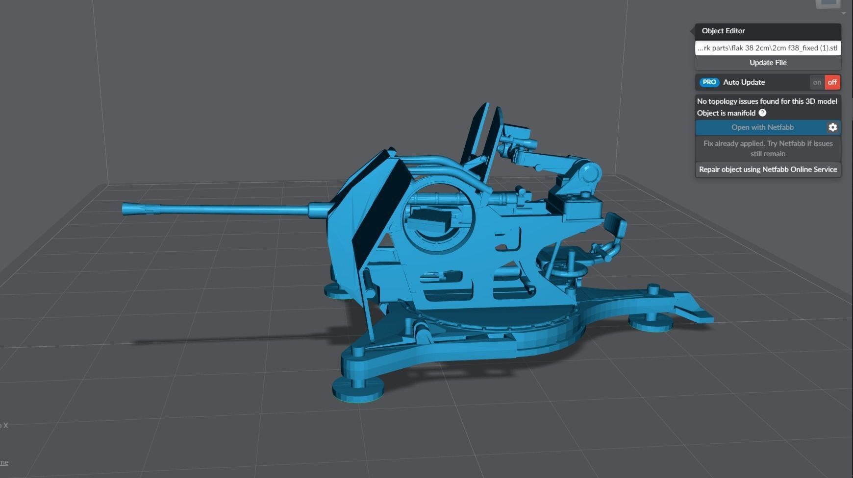 2cm Flak38 Scale model 3D print model_5