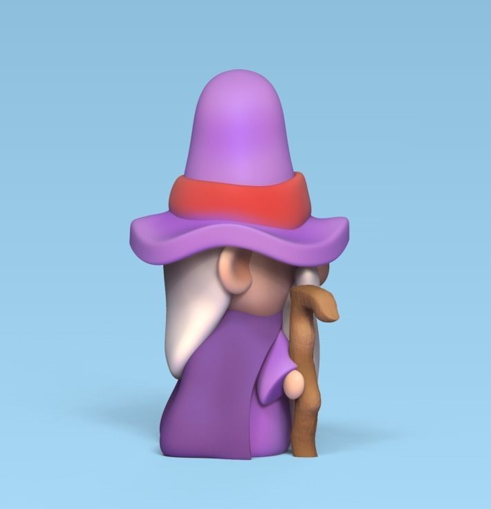 Cute Mage 3D print model_2