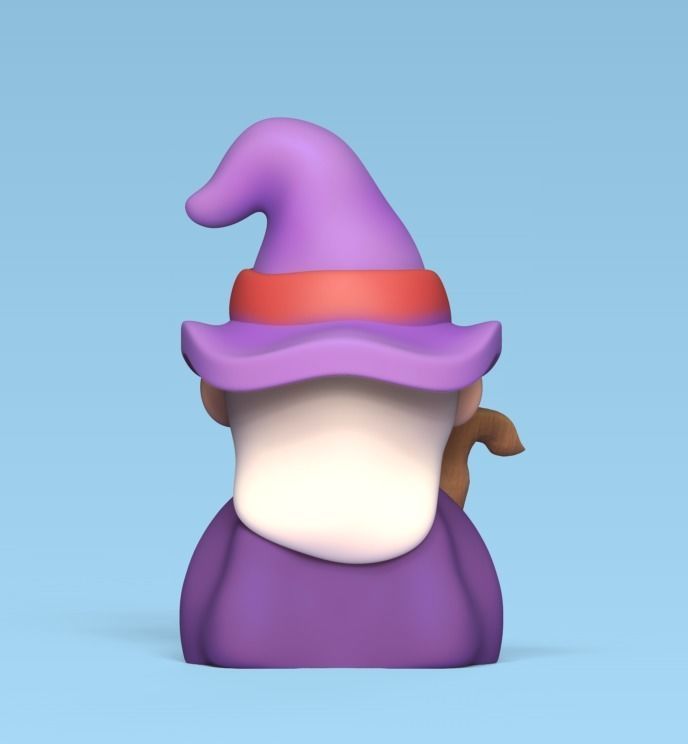 Cute Mage 3D print model_3