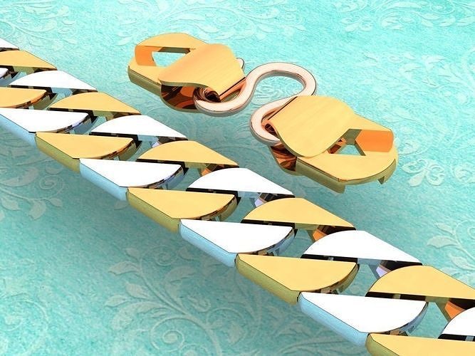 Chain Bracelets - Miami Cuban bracelets - Link bracelets 3D print model
