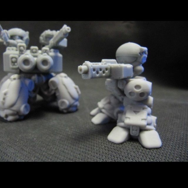 CHIBI-TECH SD - CORP MK IV HATCH GUNNER 3D print model_4
