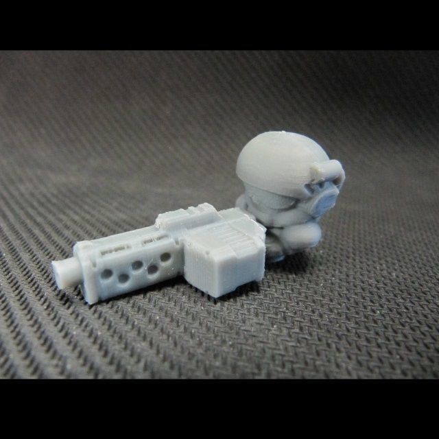 CHIBI-TECH SD - CORP MK IV HATCH GUNNER 3D print model_1