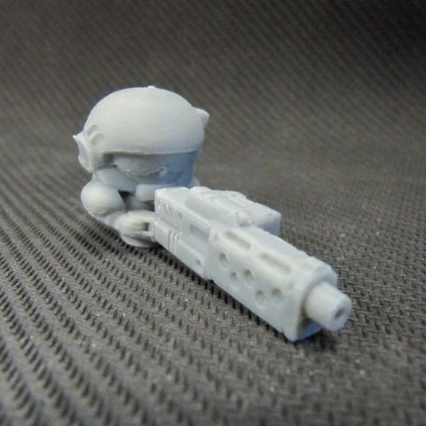 CHIBI-TECH SD - CORP MK IV HATCH GUNNER 3D print model_2