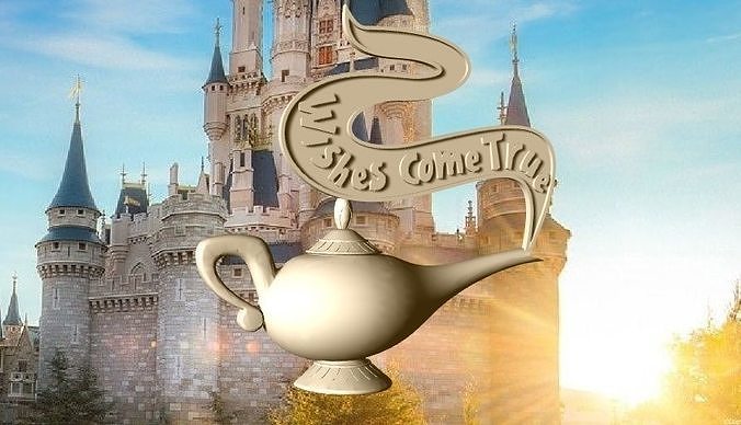 Aladdin lamp wishes come true 3D print model