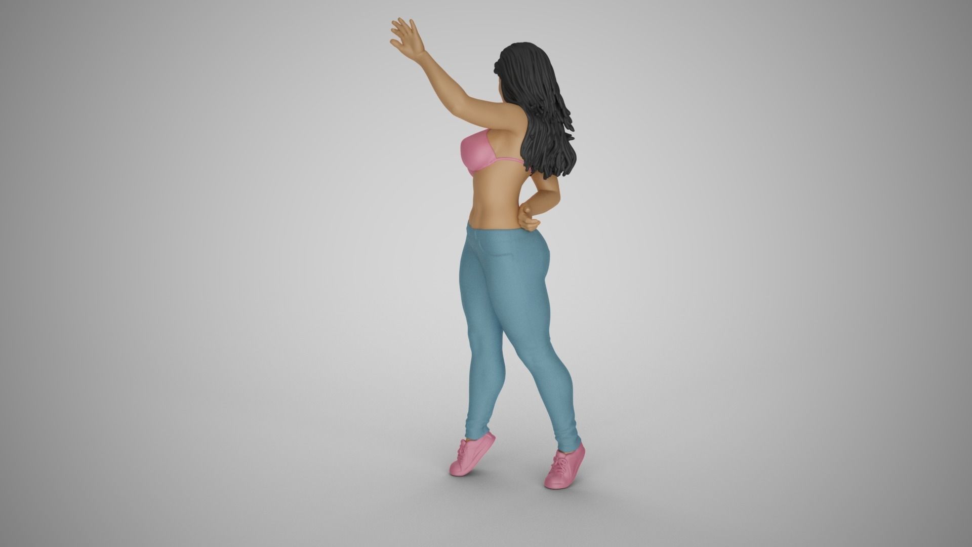 Unchained Woman 4 3D print model_9