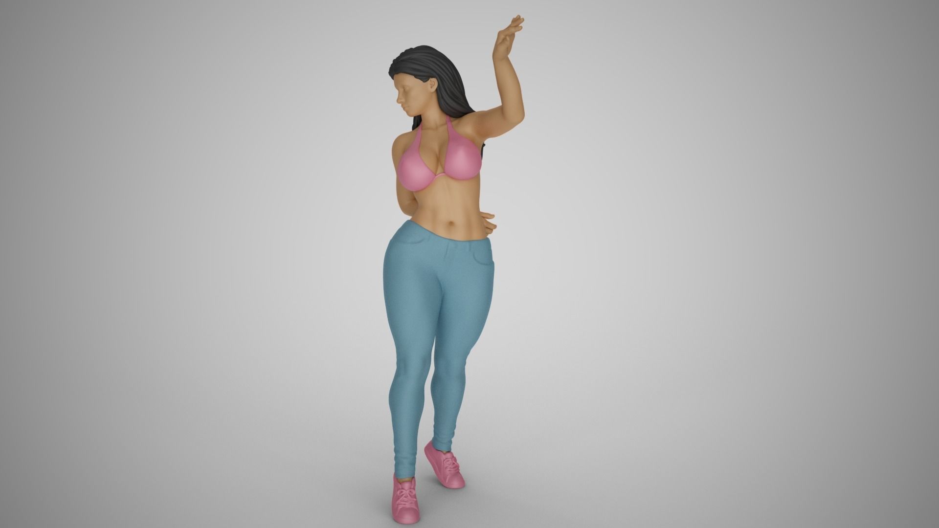Unchained Woman 4 3D print model_6
