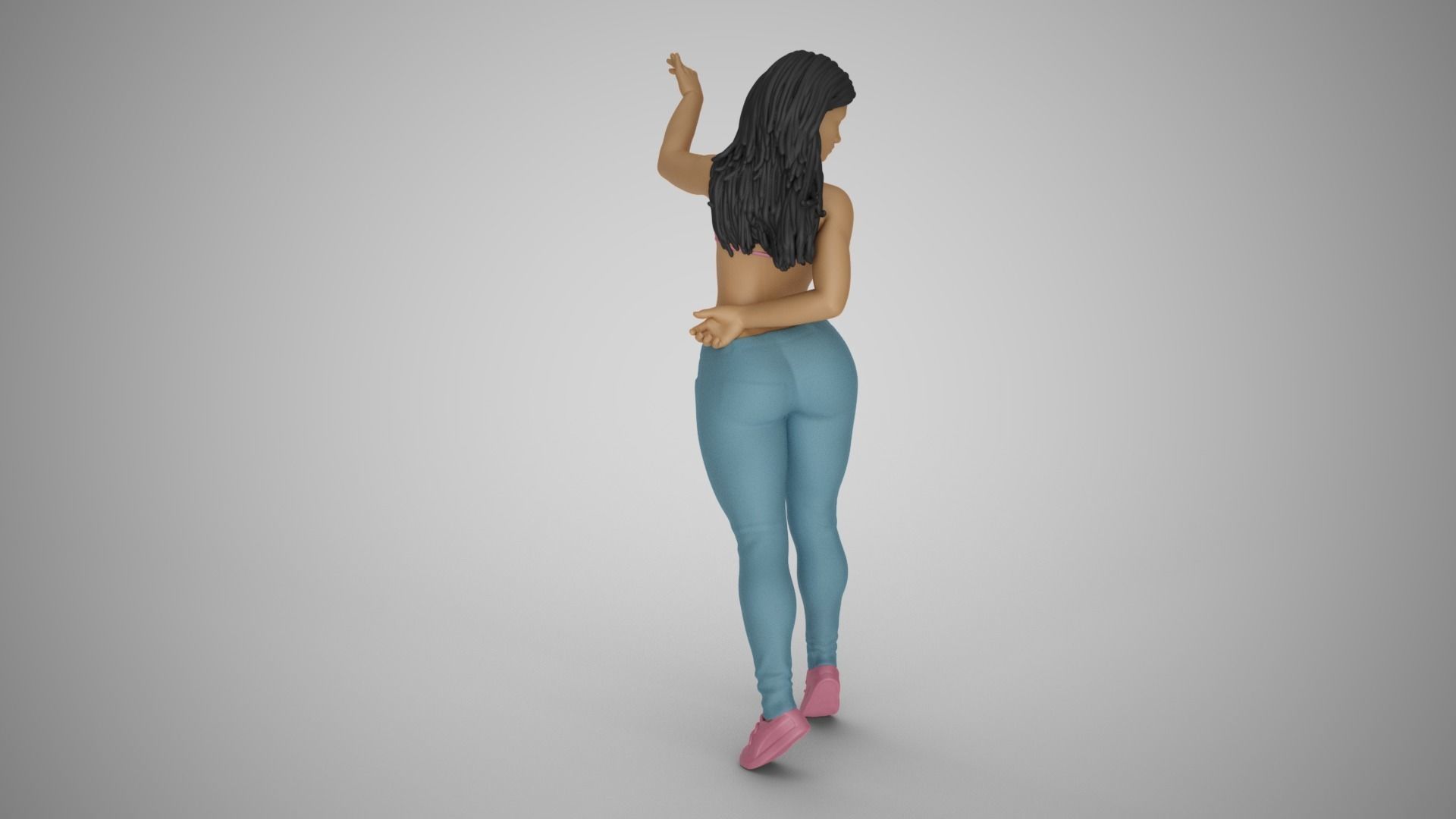 Unchained Woman 4 3D print model_8