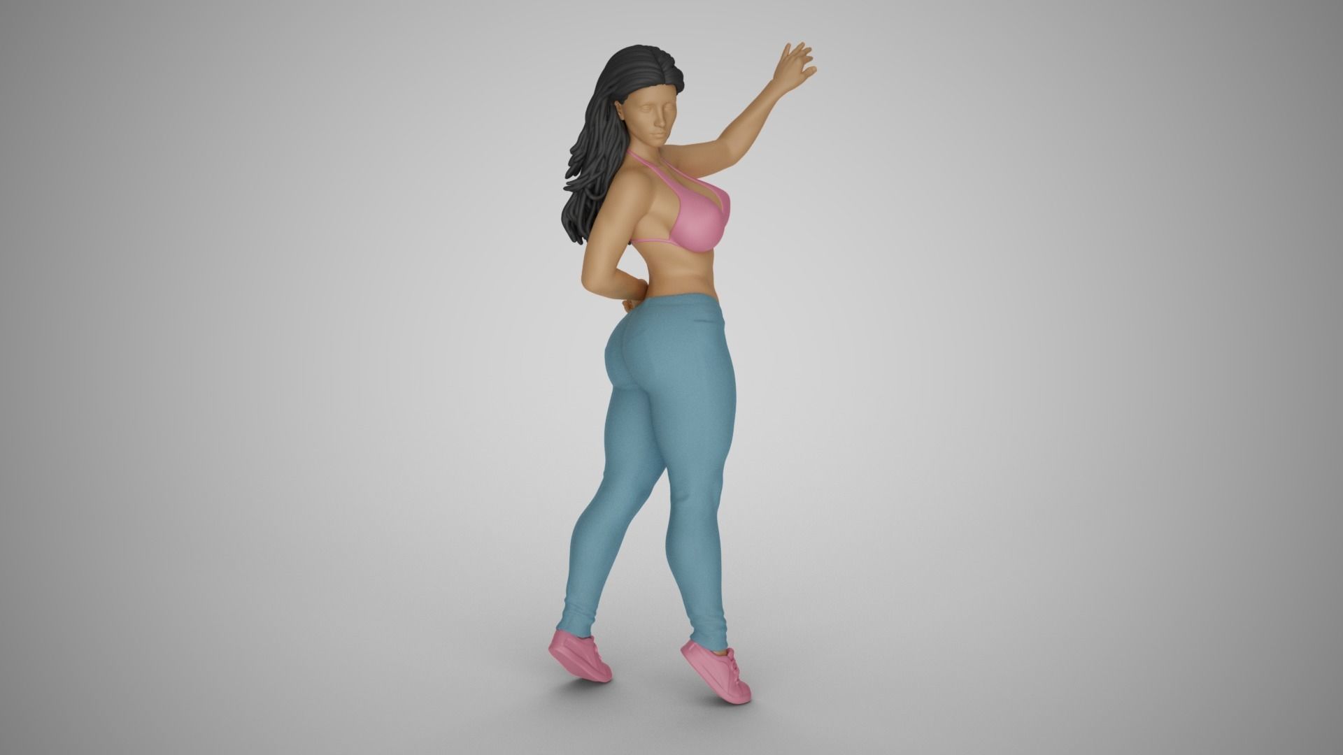 Unchained Woman 4 3D print model_5