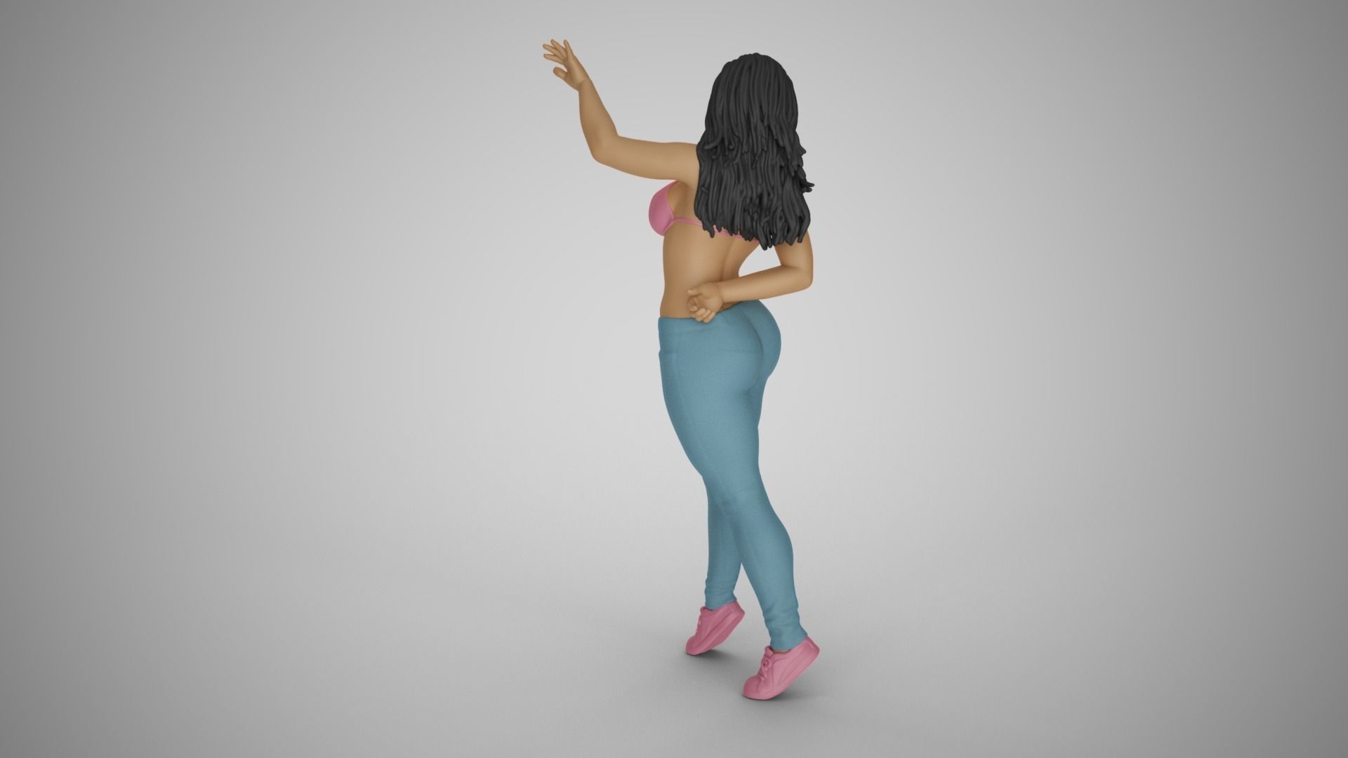 Unchained Woman 4 3D print model_7