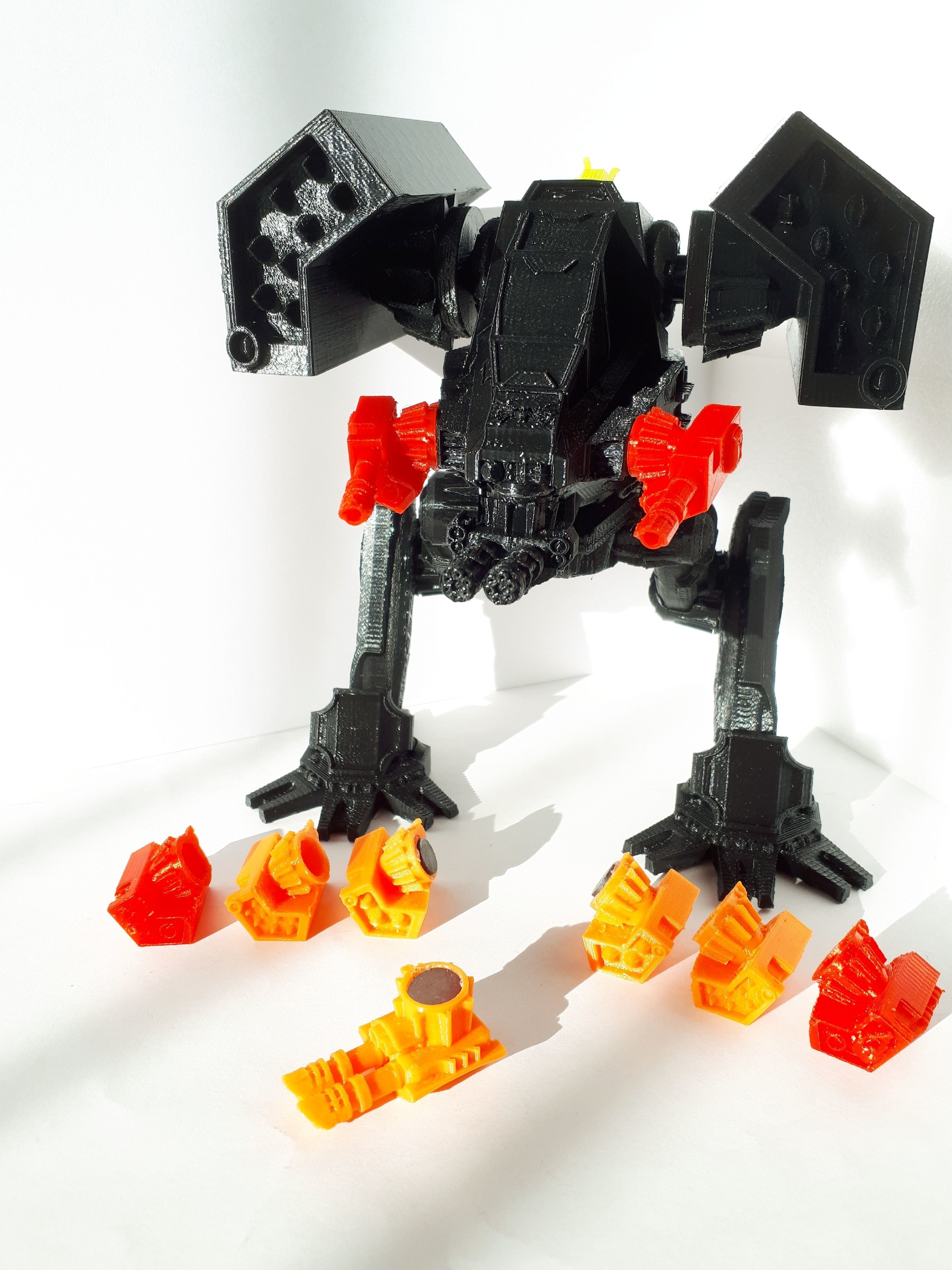 Storm Walker    Heavy mecha tank 3D print model_3