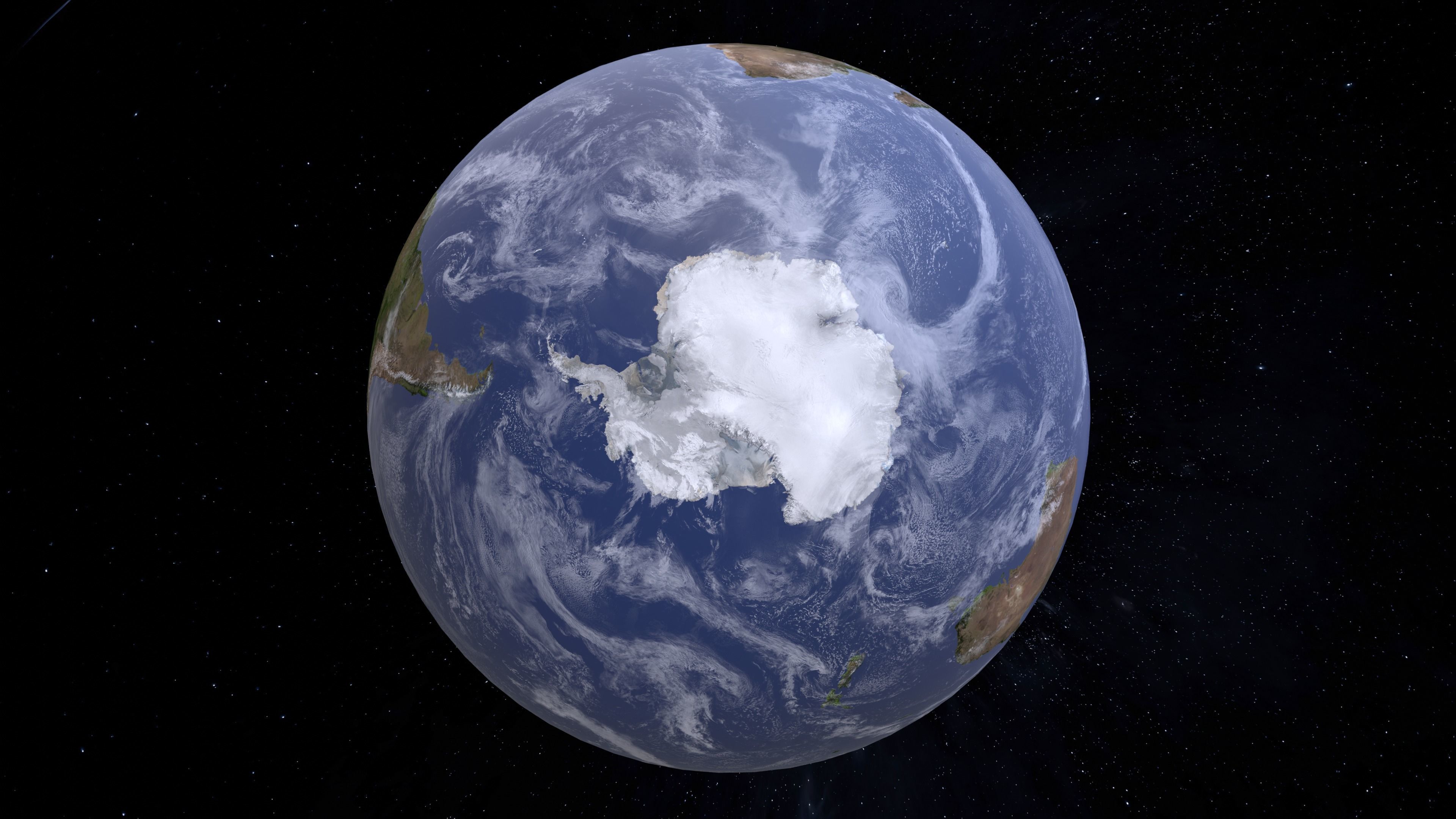 8K Earth Low-poly 3D model_5