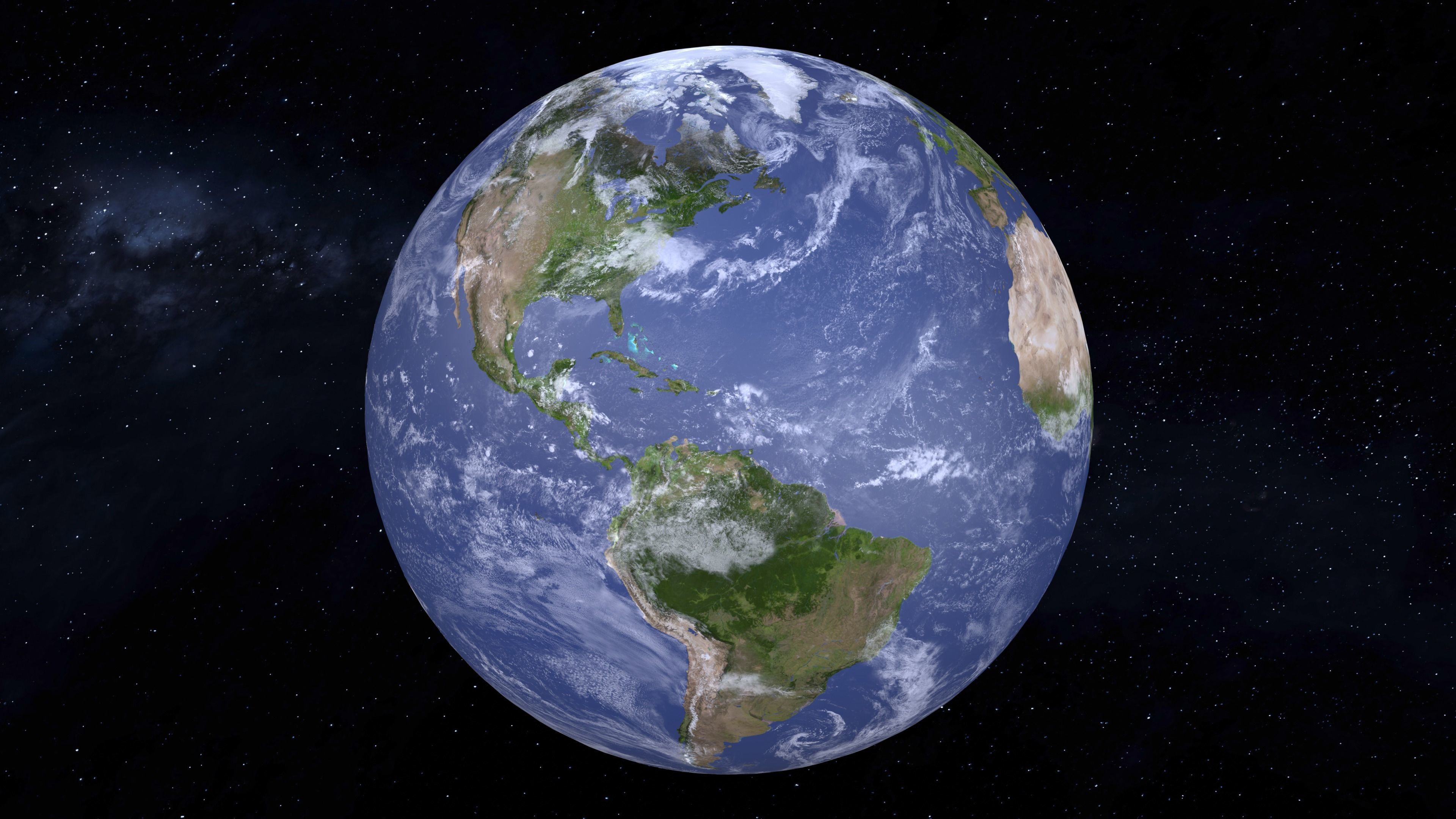 8K Earth Low-poly 3D model_2