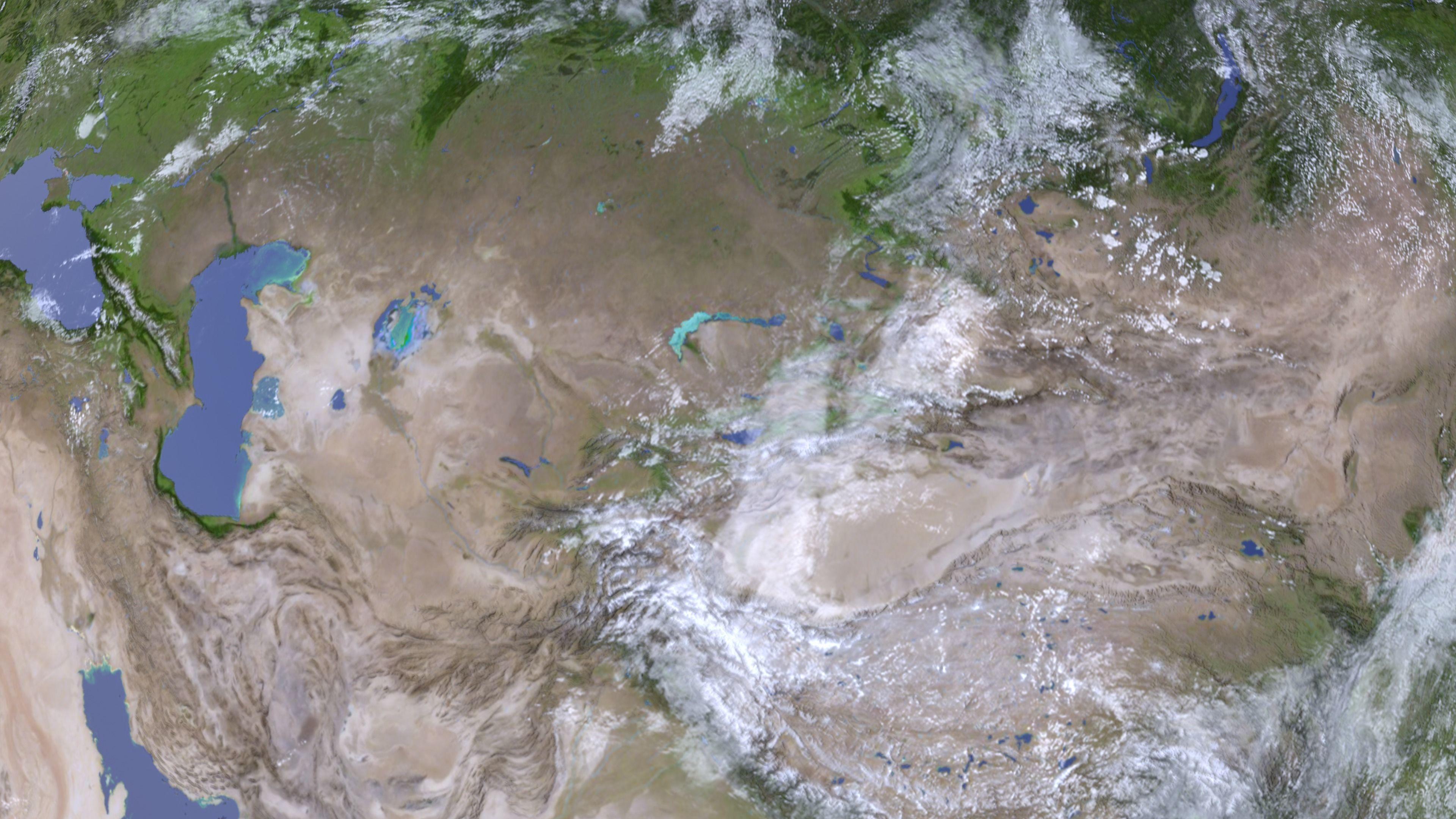 8K Earth Low-poly 3D model_8