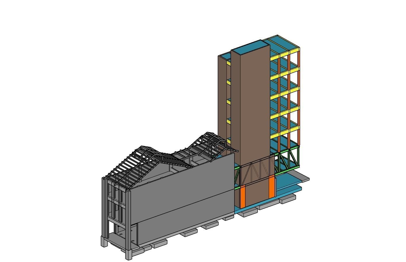 structure model steel Free 3D model_1