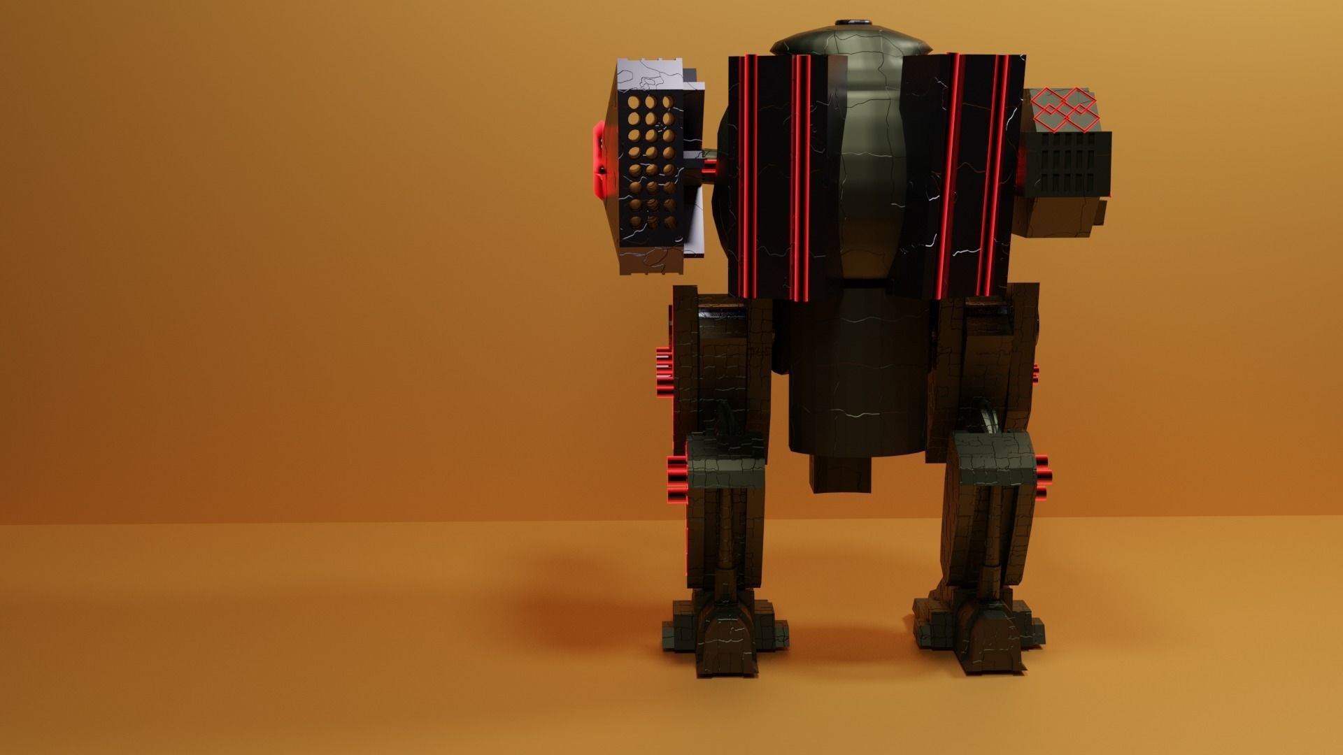 soviet robot 3D model_3