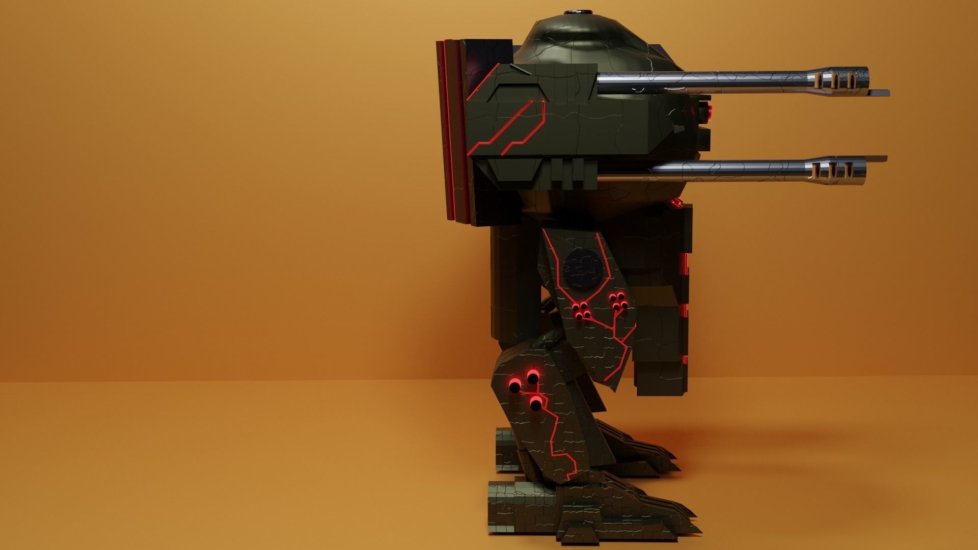 soviet robot 3D model_2