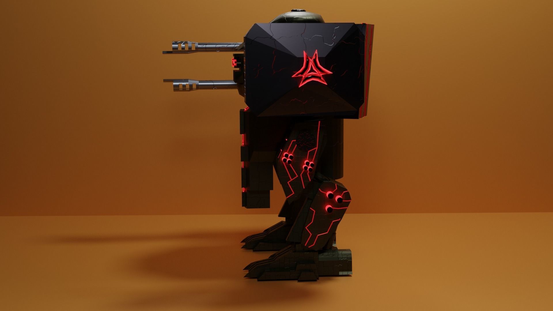 soviet robot 3D model_1