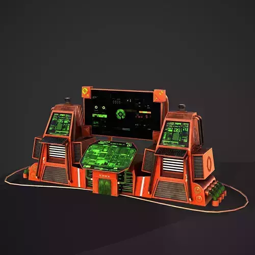 Sci-Fi Consolo Computer Base 5