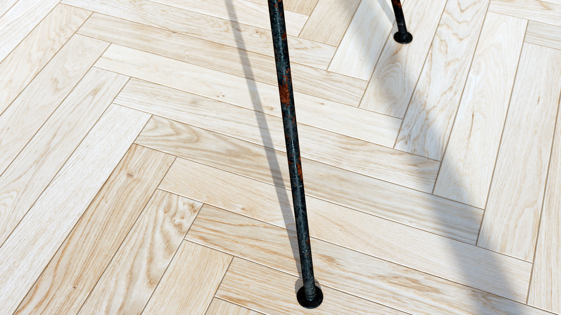 Detailed Chair Low-poly 3D model_4