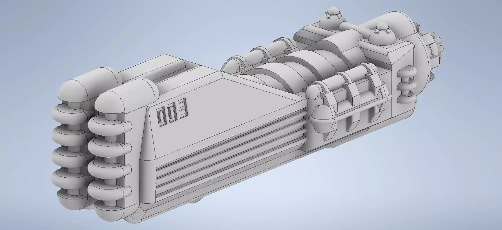 Imperial Luxury Cruiser 3D print model_0