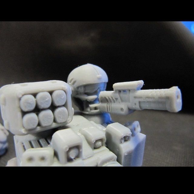 CHIBI-TECH SD -LEAH SR IV SNIPER HATCH GUNNER 3D print model_2