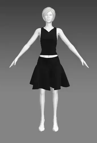 Woman Clothing A-Pose 336