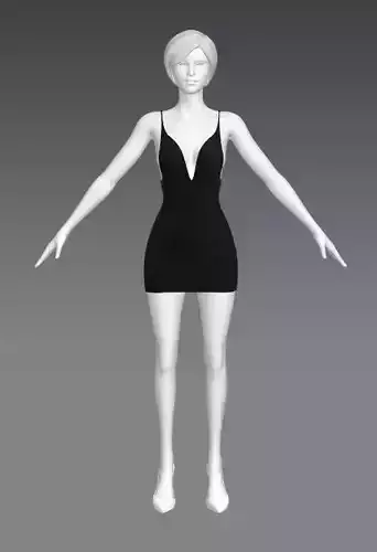 Woman Clothing A-Pose 339