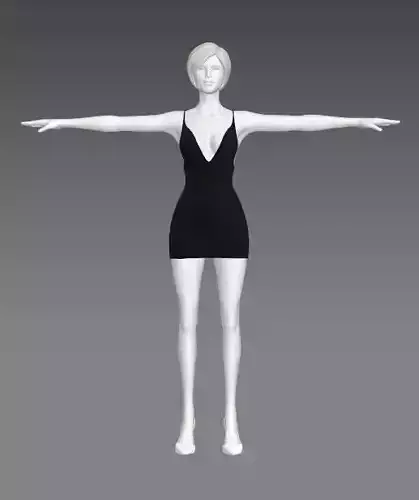 Woman Clothing T-Pose 340