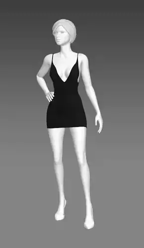 Woman Clothing Pose 341