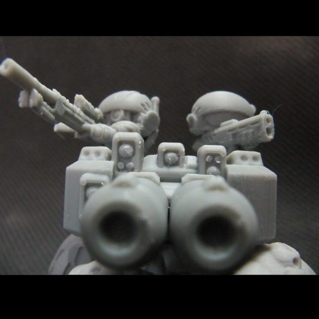 CHIBI-TECH SD - DEADEYE SR V CUSTOM SNIPER HATCH GUNNER 3D print model_14