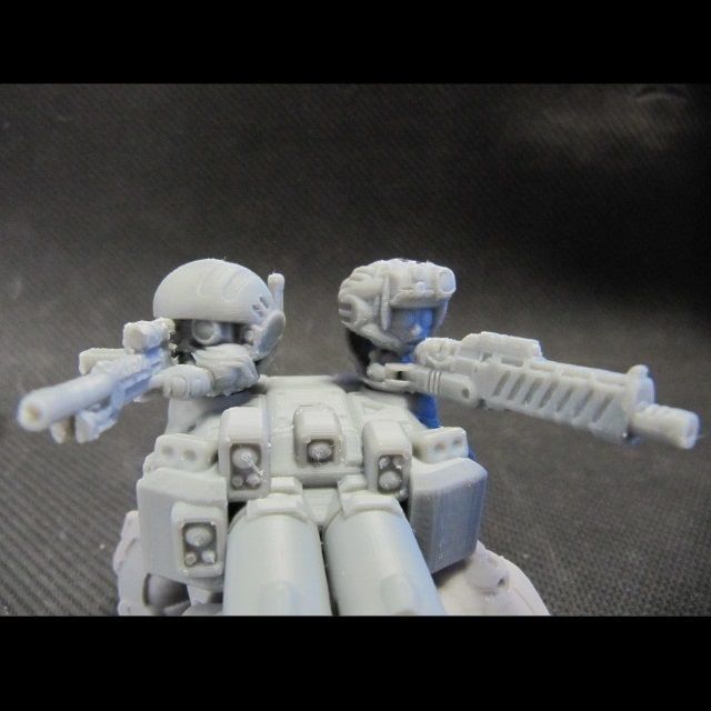 CHIBI-TECH SD - DEADEYE SR V CUSTOM SNIPER HATCH GUNNER 3D print model_16