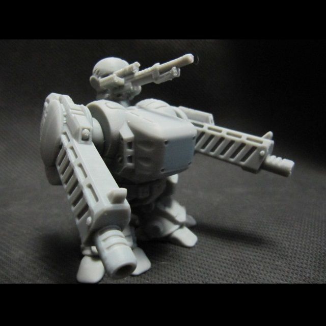 CHIBI-TECH SD - DEADEYE SR V CUSTOM SNIPER HATCH GUNNER 3D print model_8