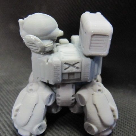 CHIBI-TECH SD - DEADEYE SR V CUSTOM SNIPER HATCH GUNNER 3D print model_10
