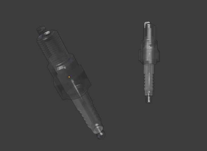 3d model sparkplug screw 3D model_6