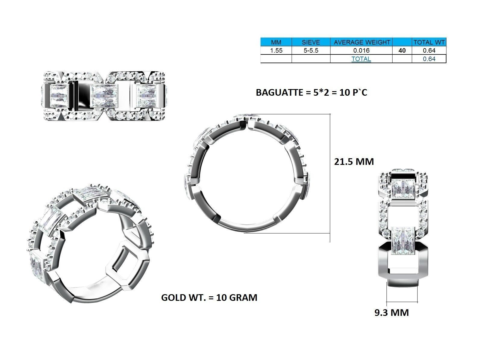 Ring - 81 3D print model_24