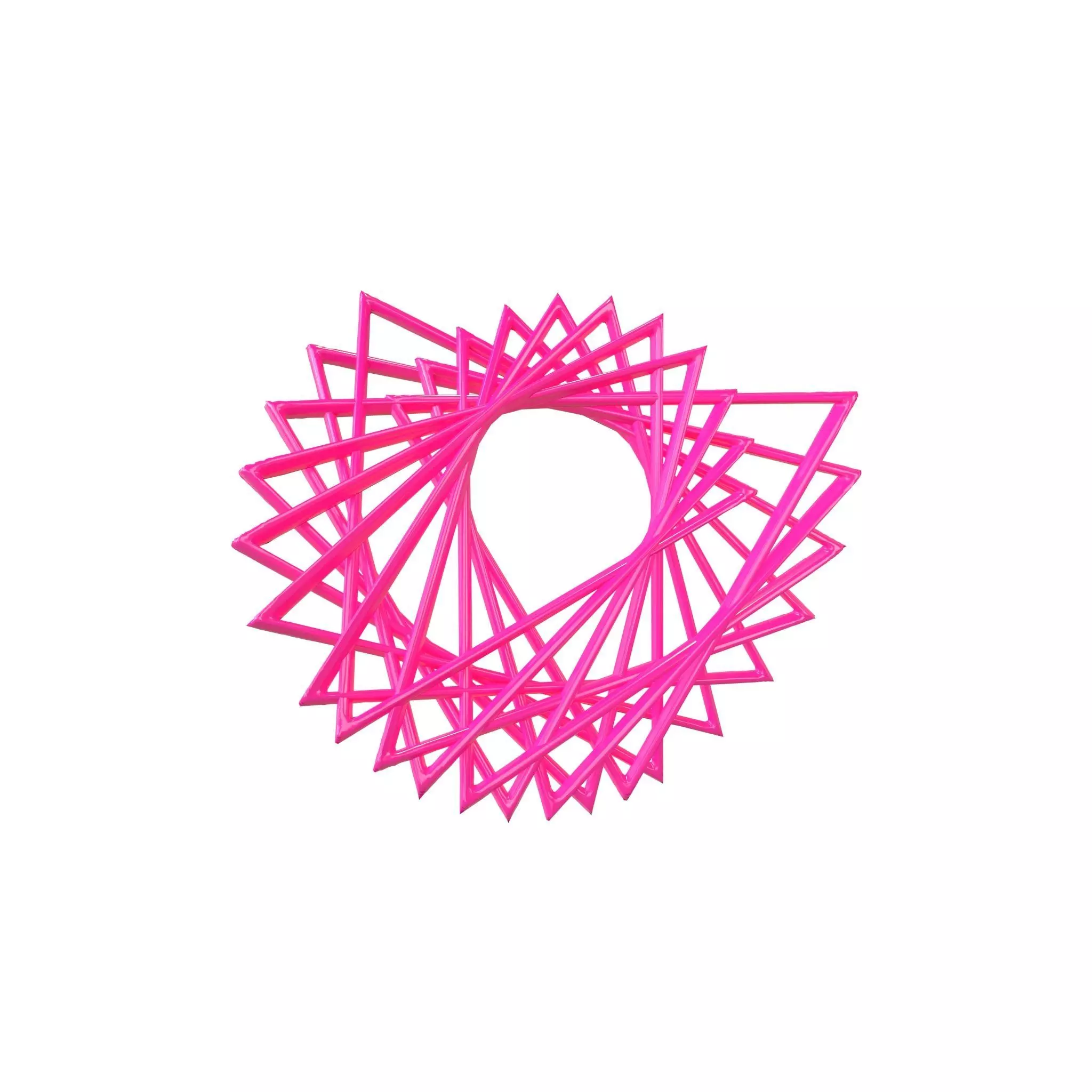 Abstract Shape v3 001 Low-poly 3D model_0