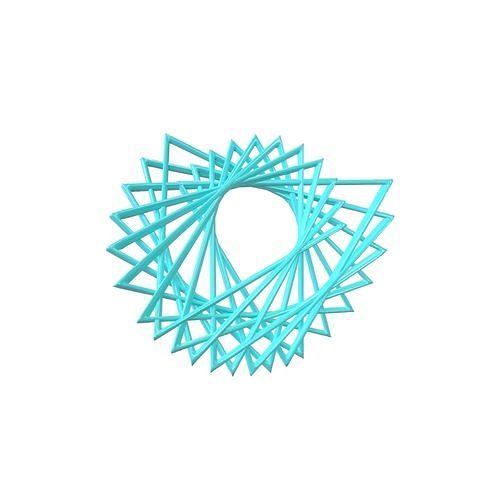 Abstract Shape v3 003 Low-poly 3D model