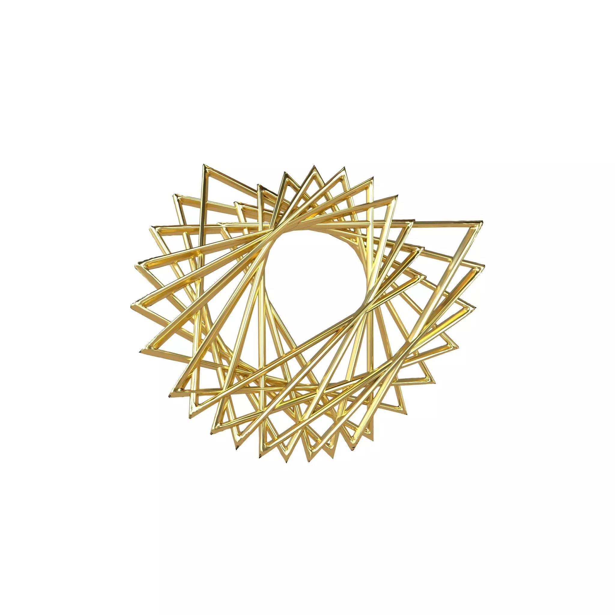 Abstract Shape v3 004 Low-poly 3D model_0