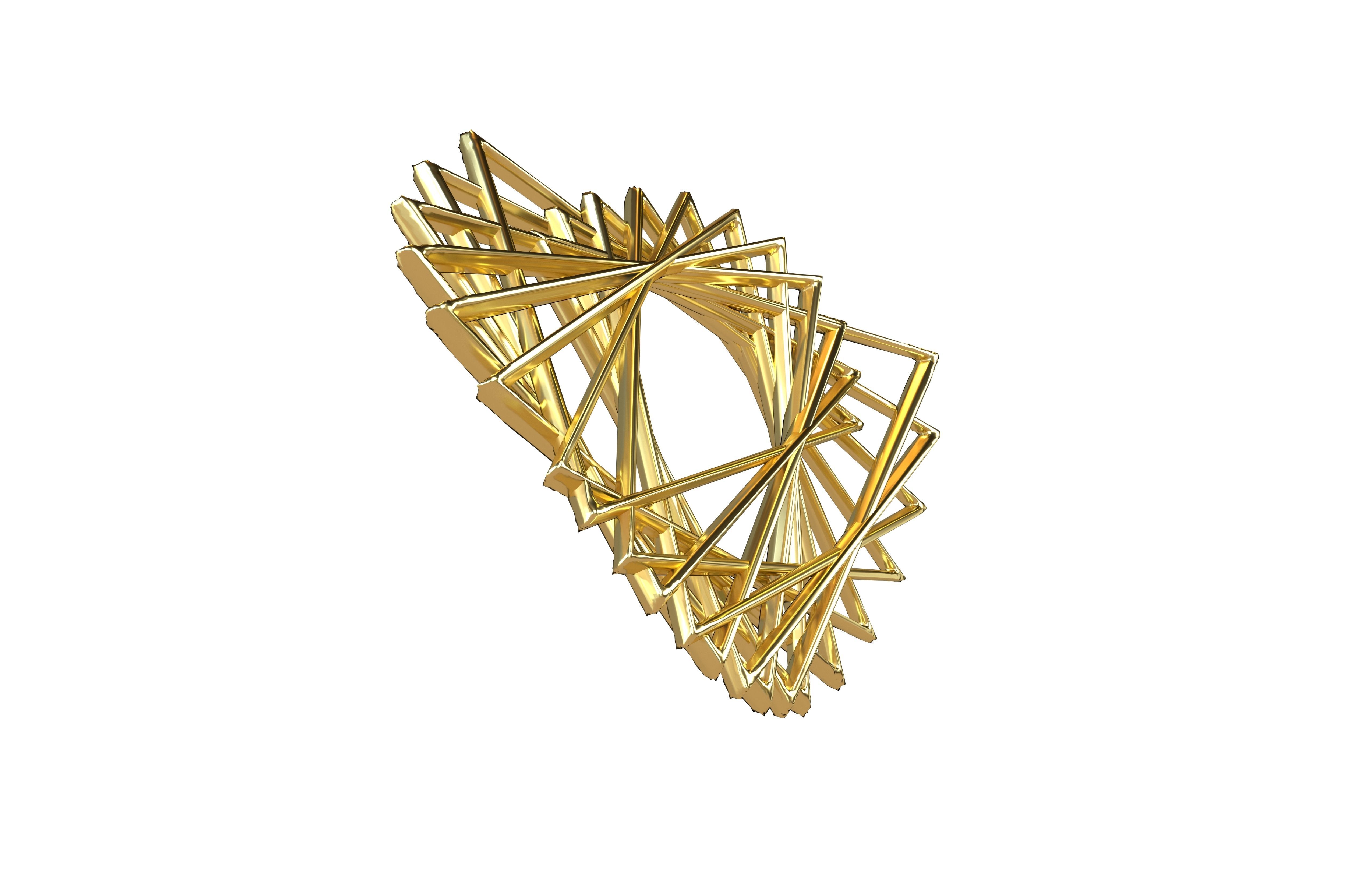 Abstract Shape v3 004 Low-poly 3D model_3