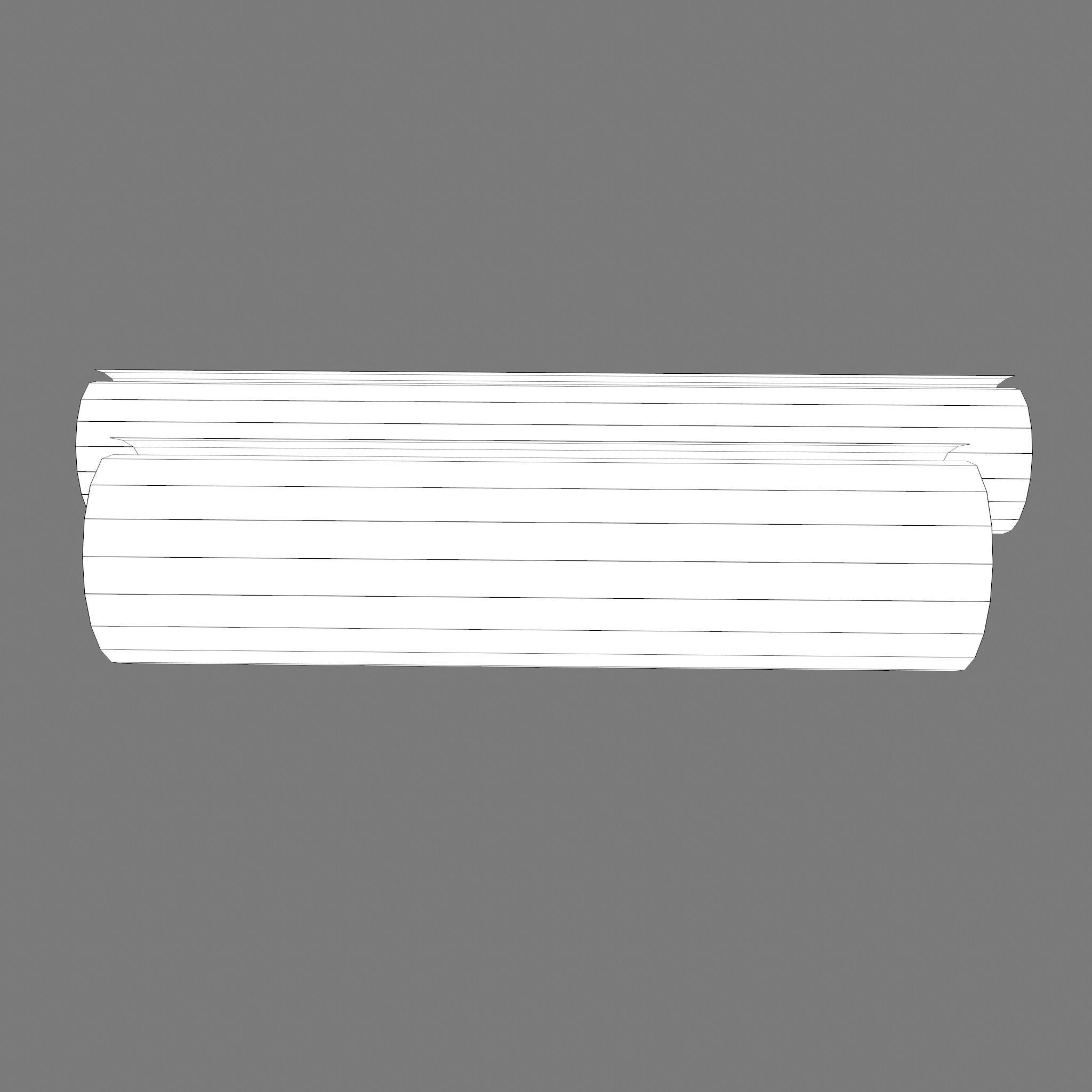 Scrolls Two Faded Low-poly 3D model_14