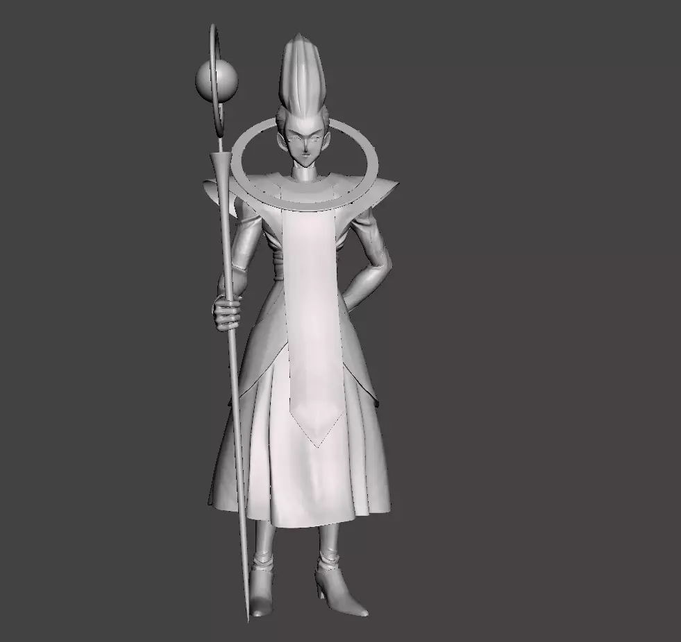 Angel of Universe 7 Whis 3D Model 3D print model