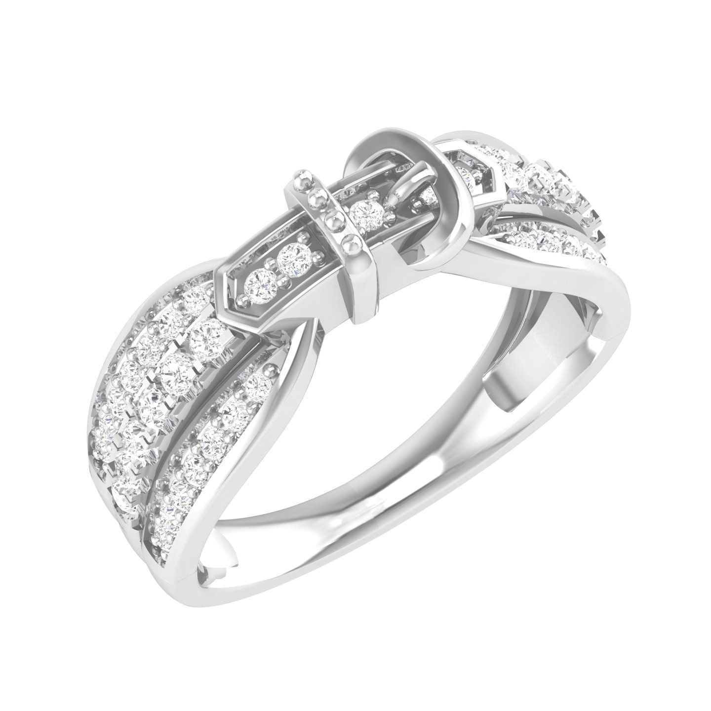 Belt Buckle Ring- 107715 3D print model_7