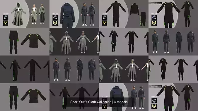 Sport Outfit Cloth Collection 
